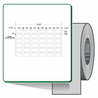 10011969 - ZEBRA 0.5" X 0.25" Z-ULTIMATE 2000T LABEL (CASE)