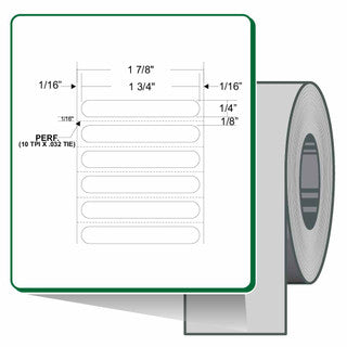 10011982 - ZEBRA 1.75" X 0.25" Z-ULTIMATE 2000T LABEL (CASE)