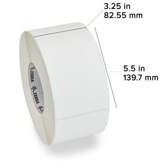 10011690 - ZEBRA 3.25" X 5.5" POLYPRO 4000T LABEL (CASE)