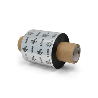 2.52" X 984' ZEBRA 1600 WAX RIBBON (CASE)