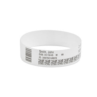 10006997K - ZEBRA 0.75" X 11" Z-BAND DIRECT WRISTBAND (CASE)