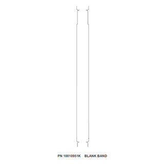 10010951K - ZEBRA 1" X 11" Z-BAND COMFORT WRISTBAND (CASE) (CARTRIDGE)