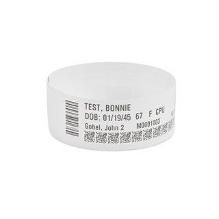 10006996K - ZEBRA 1.19" X 11" Z-BAND DIRECT WRISTBAND (CASE)