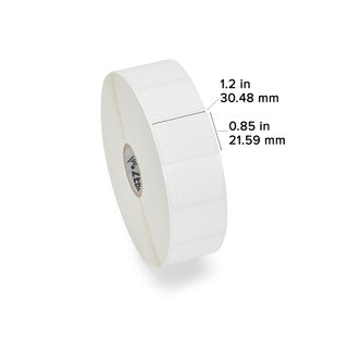 10009522 - ZEBRA 1.2" X 0.85" Z-SELECT 4000T LABEL (CASE)