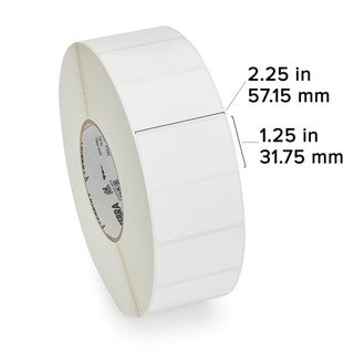 10002635 - Zebra 2.25" x 1.25" Z-Select 4000D Label (Case)