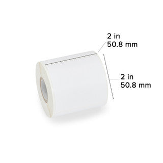 10015779 - ZEBRA 2" X 2" POLYPRO 4000D LABEL (CASE)