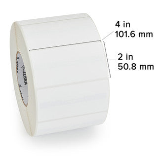 10012164 - ZEBRA 4" X 2" Z-PERFORM 2000D LABEL (CASE)