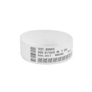 10005008 - ZEBRA 1" X 11" Z-BAND DIRECT WRISTBAND (CASE)